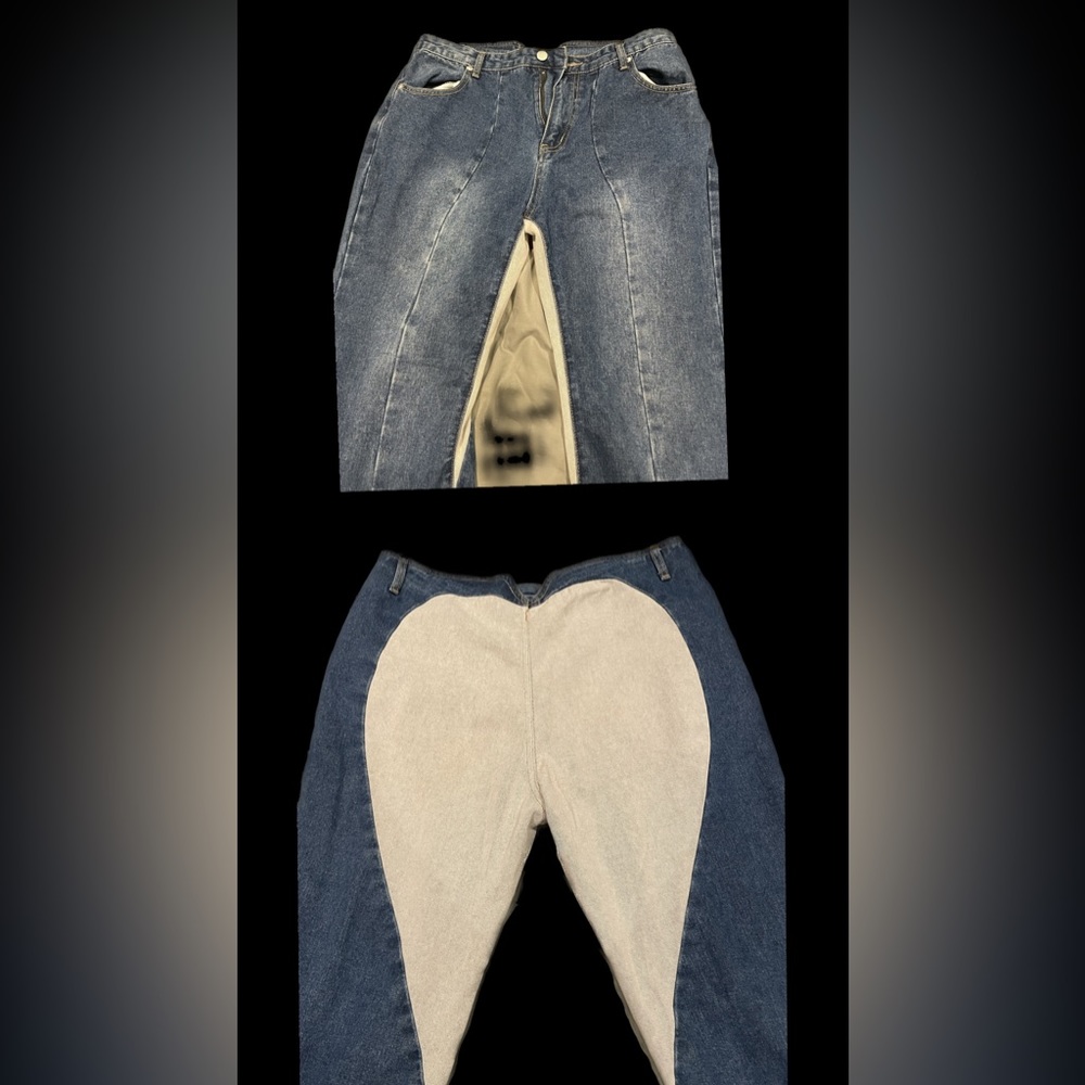 Unknown Brand, Bootcut Denim Jeans, Size 12-14